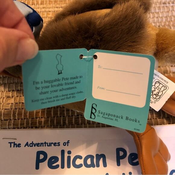 NWT Fiesta Vintage Pete Pelican Plush Collectable Toy Stuffed Animal Gift Bird - Picture 6 of 10